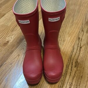 Red Hunter Rainboots